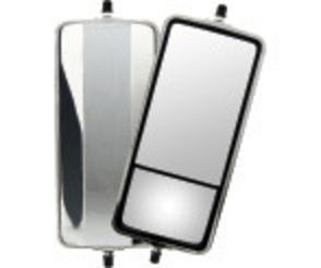 Mirror-Head S/Steel Split Mirror