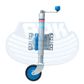Jockey Wheel - 6 Rubber Wheel With Swi