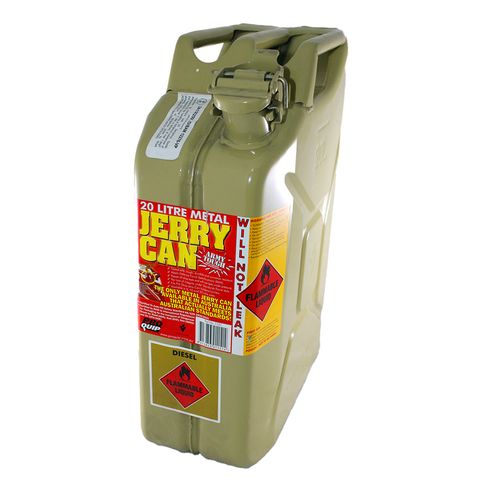 20L Afac Olive Yellow Metal Jerry Can (D