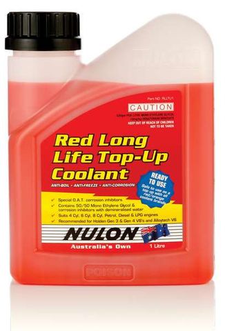 Long Life Red Top-Up Coolant 1 Litre Bot