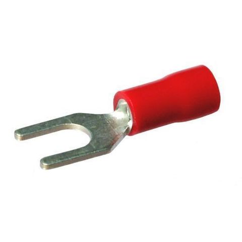 Red 4MM Spade Terminal (100)