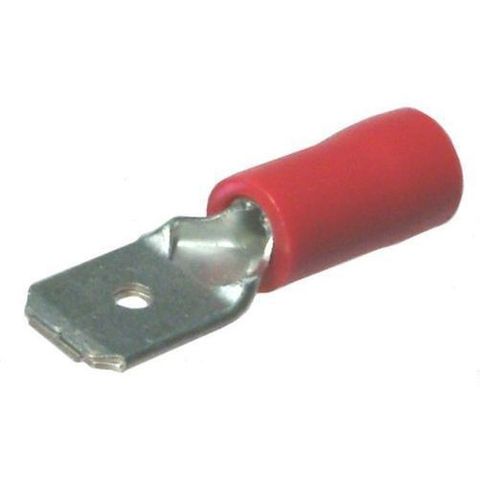 Red Male Qc Tab 6MM (100)