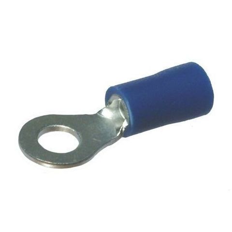 Blue Ring Terminal 4MM (100)