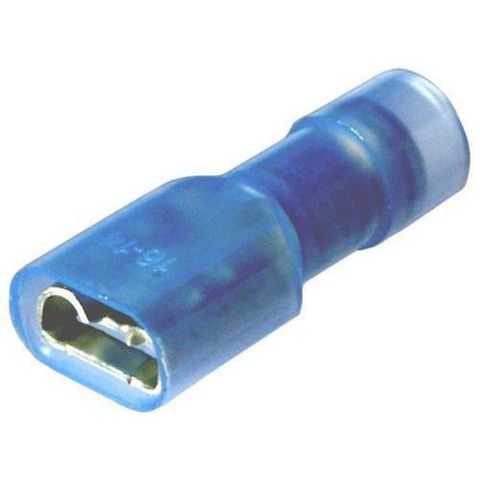 Blue F/Ins Nylon Qc 6.4MM (100)