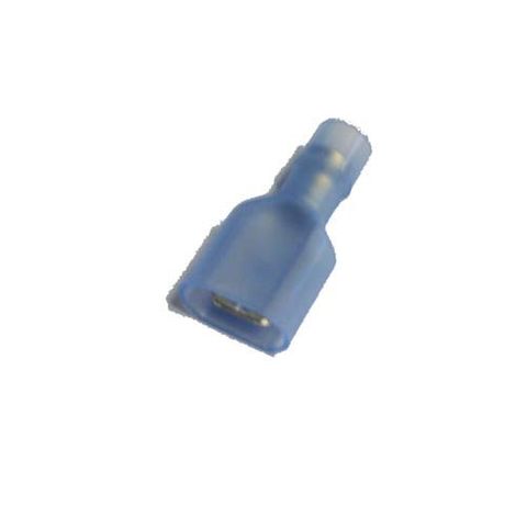 Blue 6.3MM QCM F/Ins (100)