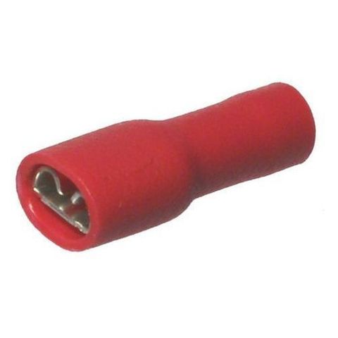 Red 4.8MM Qcf F/Ins (100)