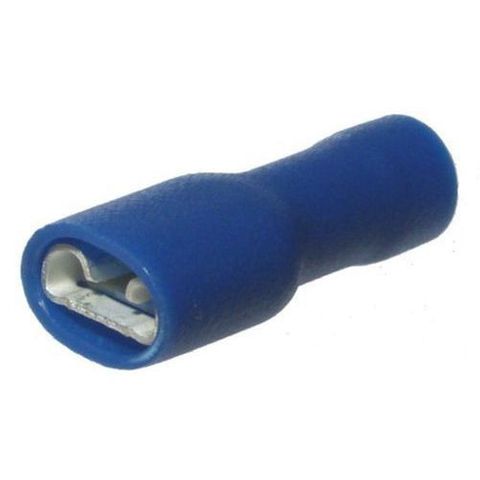 Blue 6.3MM Qcf F/Ins (100)