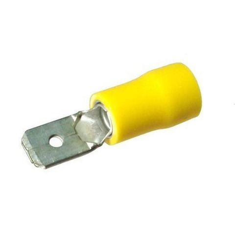 Yellow 6.3MM QCM Term (100)