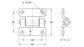 Hinge Butt S/S 60X60X4MM