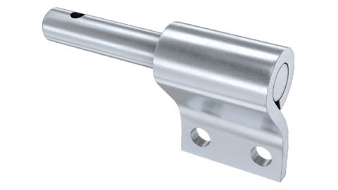Gudgeon Bolt On With Hole In Pin