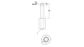 Gudgeon Weld On L/H  S/S Pin With Holes