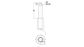 Gudgeon Weld On R/H  S/S Pin Wit Hole