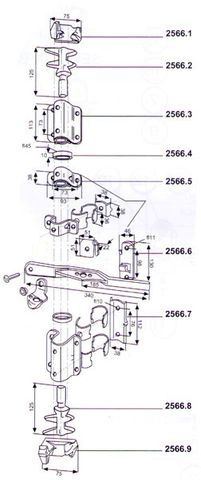 Door Locking Gear 34MM