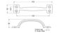 Handle D/Pull C/P 130MM 4 Holes