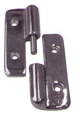 Hinge Chrome S/S Pin R/H