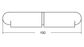 Pintle Hinge Steel W/O Brass Pin100MM