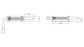 Spring bolt 264mm(L) 16mm(Dia) z/p
