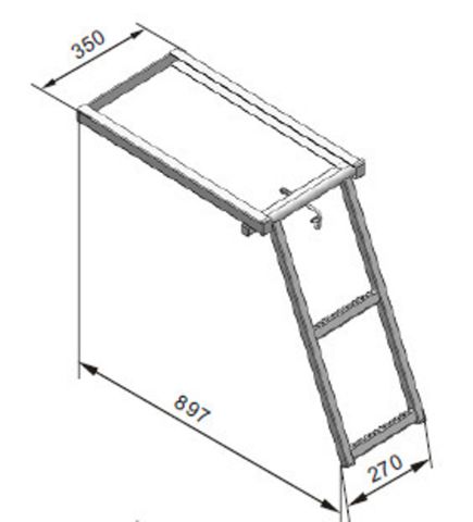 Ladder Slide Out 2 Step