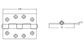 BUTT HINGE 100X75X2.5mm 304 S/S FP
