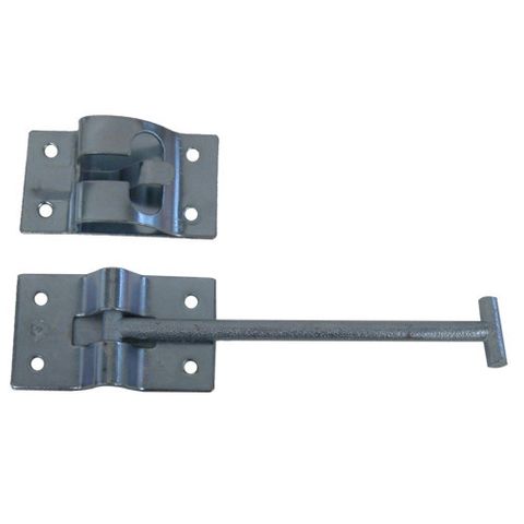 Door Hold  Long Hook And Retainer Plate