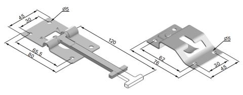 Fastener Truck Door Hold S/S
