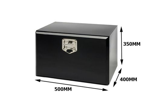 Toolbox Black Powder Coated 500X350X400