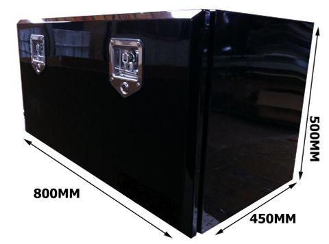 Toolbox Black Powder Coated 800X500X450