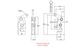 Rotary Latch S/S  R/H Top Thru-Hole