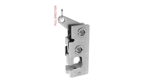 Rotary Latch S/S  L/H L/Top Thru Hole