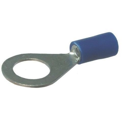 Blue Ring Terminal 8MM (100)