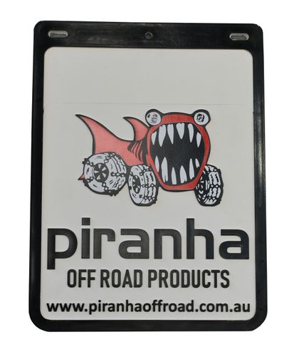 Mudflap 232X307MM White-Piranha