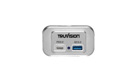 Dual Ports USB Charger 3A 12V - White