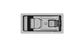 Recessed Door Lock Kit S/S