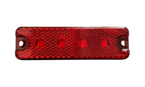 88mm RED Rear Marker/Reflector 10Pk