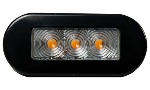 75mm Amber Marker / Sub DI 10-30V 10 Pac