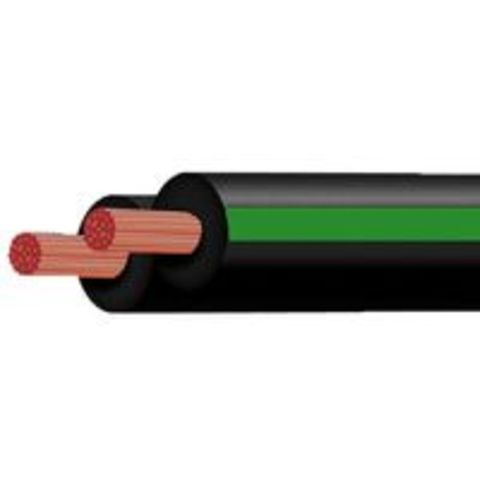 4MM Figure 8 100m Black/Green 15Amp