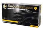 Glove Apollo Nitrile HD Black Large Box 100