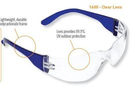 Safety Glasses Tsunami Clear Lens