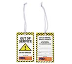 Safety Tag Yellow Out Of Service Site Safety Pkt 100