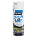 DY-MARK  Spray & Mark Paint White Aerosol Ctn (12 x 350gm)