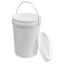 Bucket White 20lt with Lid