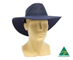 Hat Nullarbor Micro Mesh Navy Size 61 XLG w/chin strap