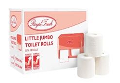 RT Little Jumbo Toilet Paper 2ply 120m Ctn of 18 Rolls