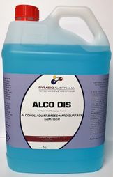 Alco Dis High Alcohol Cleaner and Sanitiser 5ltr