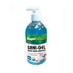 RapidClean Sani-Gel Instant Hand Sanitiser 500ml Pump. *#
