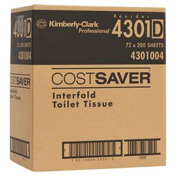 Kimberly-Clark 4301 Toilet Paper Ctn 72 x 200 Interfold