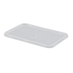 Rectangular Lid Clear Pk50