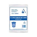 Garbage Bin Liner 73ltr HD Natural Ctn 250