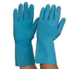 Silver Lined Rubber Glove Size XL/9