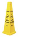 Sign Safety Cone Wet Floor Yellow